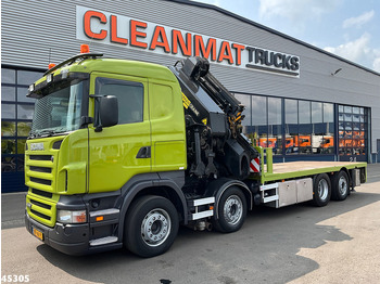 Crane truck Scania R 420 8x2 manual Palfinger 85 Tonmeter laadkraan + Fly-Jib: picture 2