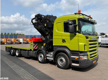 Crane truck Scania R 420 8x2 manual Palfinger 85 Tonmeter laadkraan + Fly-Jib: picture 4