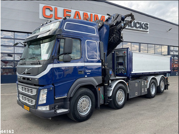 Tipper, Crane truck Volvo FM 500 Euro 6 HMF 50 Tonmeter laadkraan + Fly-Jib: picture 4