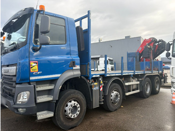 Crane truck DAF CF 480 8x4 E6 / Fassi F315A.2.26 crane / flatbedCF 480 8x4 E6 / Fassi F315A.2.26 crane / flatbed: picture 3