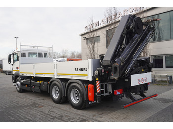 Dropside/ Flatbed truck, Crane truck MAN TGS 26.400 / HDS HIAB 244 EP-4 HIDUO 8500 kg / 6x4: picture 3