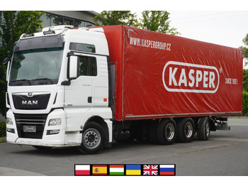 Curtainsider truck MAN TGX 35.580