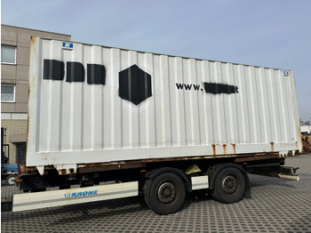 Container transporter/ Swap body trailer Krone ZZ 18- BDF Containerchassi Scheibenbremsen -: picture 4