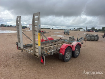 Low loader trailer 2019 Hubiere TPG352 2800 kg Remorque 2 Essieux T/A Equipment Trailer: picture 4