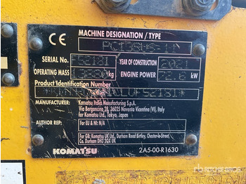 Crawler excavator KOMATSU PC138US-11