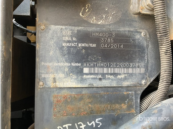 Articulated dumper KOMATSU HM400