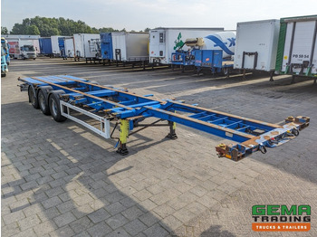Container transporter/ Swap body semi-trailer Krone SDC-27 3-Assen BPW Drumbrakes - 5340KG - All Connections (O1912): picture 4