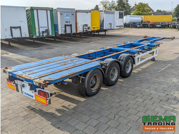 Container transporter/ Swap body semi-trailer Krone SDC-27 3-Assen BPW Drumbrakes - 5340KG - All Connections (O1912): picture 2