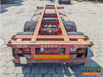 Container transporter/ Swap body semi-trailer Krone SZC 20FT 2-Assen ROR - STEEL Suspension - DOUBLE tires - DrumBrakes  (O1869): picture 5