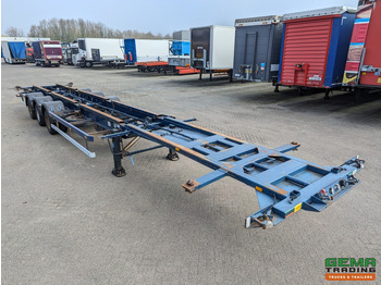 Container transporter/ Swap body semi-trailer Renders RMOC 12 27CC 3-Assen BPW - Dubbellucht - Trommelremmen - 40FT - Schotelhoogte 105cm: picture 2