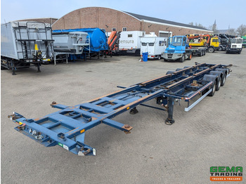 Container transporter/ Swap body semi-trailer Renders RMOC 12 27CC 3-Assen BPW - Dubbellucht - Trommelremmen - 40FT - Schotelhoogte 105cm: picture 4