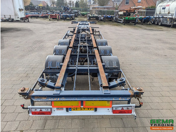 Container transporter/ Swap body semi-trailer Renders RMOC 12 27CC 3-Assen BPW - Dubbellucht - Trommelremmen - 40FT - Schotelhoogte 105cm: picture 5