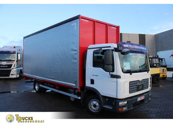 Curtainsider truck MAN TGL 12.210