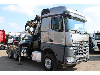 Tractor unit Mercedes-Benz Arocs 2858 + PALFINGER Z15 (2022) + 6X4 + FOREST/WOOD/METAL EDITION: picture 2