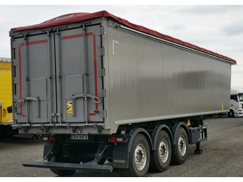 Tipper semi-trailer Reisch Aluminiowa 50m3, dach Cramaro manualny: picture 4