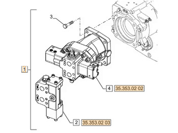 Hydraulic motor CASE