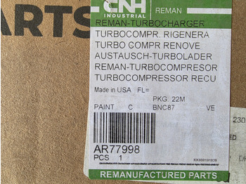 Turbo for Construction machinery Case AR77998: picture 4