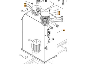 Hydraulic tank CASE