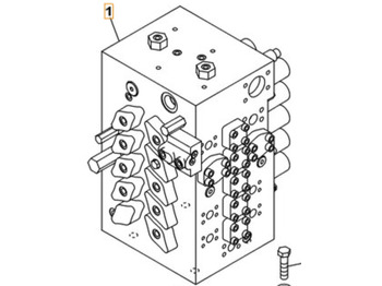 Hydraulic valve CASE