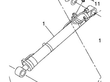 Hydraulic cylinder CASE