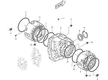 Front axle DOOSAN