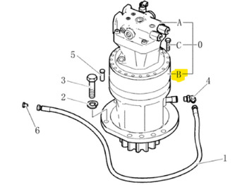 Swing motor NEW HOLLAND