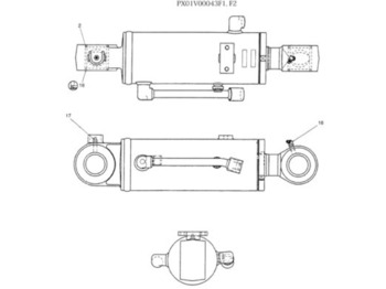 Hydraulic cylinder NEW HOLLAND