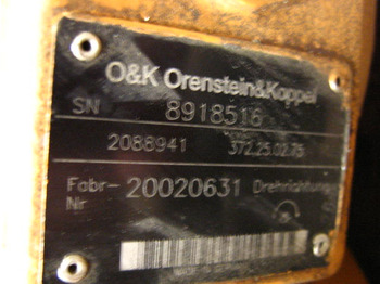 Hydraulic motor O&K