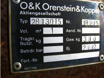 New Loader bucket O&K Unknown -: picture 3