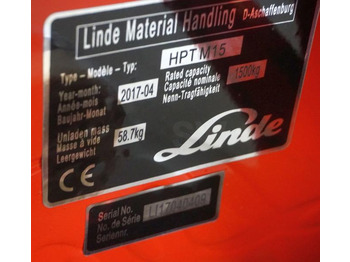 Pallet truck Linde HPT M 15: picture 3