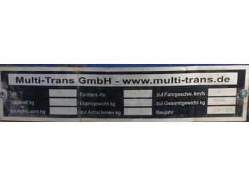 Dropside/ Flatbed trailer MULTI-TRANS VAL 16: picture 4