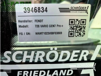Farm tractor Fendt 728 vario gen7 profi plus ProfiPlus: picture 4