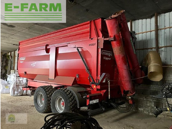Farm tipping trailer/ Dumper Krampe big body bb 600 + canagro schnecke df1315: picture 2