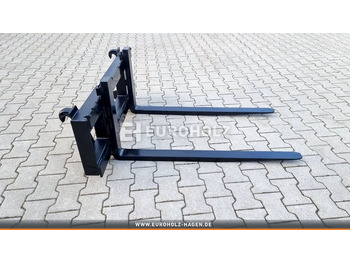 New Forks for Construction machinery EUROHOLZ Palettengabel Euroaufnahme 1200 mm 2 t: picture 3