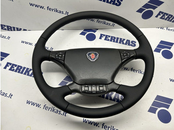 Steering wheel for Truck Scania restored, new leather: picture 3