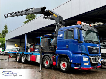 Crane truck MAN TGS 35.480 Palfinger PK 65002.SH, Euro 6, 8x2, Extended box: picture 1