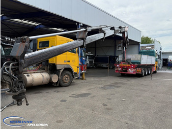 Tipper, Crane truck Scania R580 V8 8x4 Reduction axles, HMF 2620 K5: picture 2