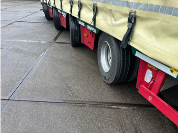 Low loader semi-trailer MEUSBURGER 4 axel steering, Double extendable up to 28 meters, extendable up to 3.2 meters, radio controlled, sliding roof: picture 5