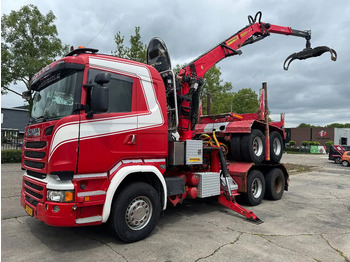 Crane truck SCANIA R 580