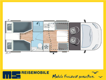 Semi-integrated motorhome Chausson 797 ULTIMATE / - 2026 - / EINZELBETTEN & HUBBETT: picture 2