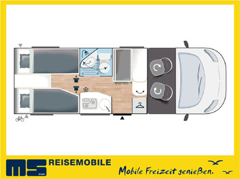 Semi-integrated motorhome CHAUSSON S697 Sport Line
