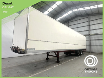 Closed box semi-trailer DESOT