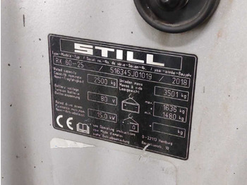 Forklift STILL RX60-25 FORKLIFT: picture 5 Forklift STILL RX60-25 FORKLIFT: picture 5