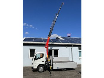 New Flatbed van FUSO 3S15 Alu Pritsche Ladekran 34S 3 x hydr.: picture 3