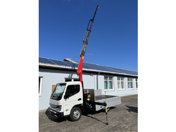 New Flatbed van FUSO 3S15 Alu Pritsche Ladekran 34S 3 x hydr.: picture 2