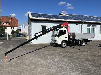 New Flatbed van FUSO 3S15 Alu Pritsche Ladekran 34S 3 x hydr.: picture 4