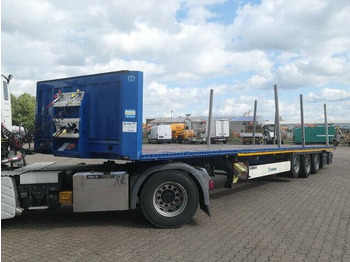 Dropside/ Flatbed semi-trailer Krone SD, Containerverschlüsse, Luft-Lift, BPW, Rungen: picture 2