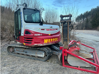 Mini excavator Takeuchi TB290-2 Bagger, Minibagger: picture 2