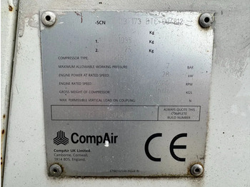 Air compressor Compair H2180 Deutz 2.1 m3 / min 28 kW 7 Bar Mobiele Diesel Compressor met kenteken: picture 3 Air compressor Compair H2180 Deutz 2.1 m3 / min 28 kW 7 Bar Mobiele Diesel Compressor met kenteken: picture 3