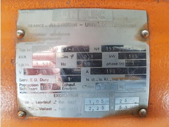 Generator set Generatordeel Unelec 125 kVA generatordeel Alternator: picture 4